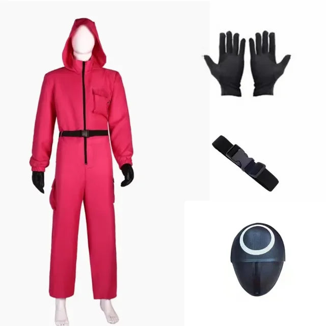 Red Jumpsuit Set