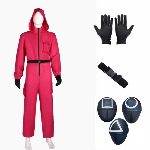 Red Jumpsuit Set