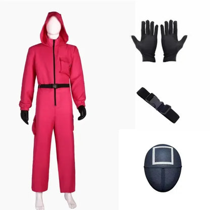 Red Jumpsuit Set