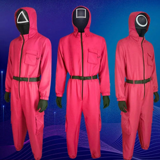 Red Jumpsuit Set